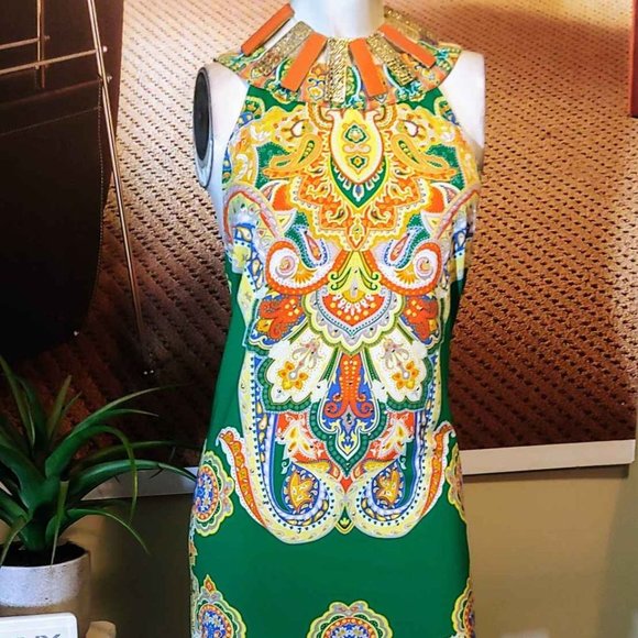 INC Dresses & Skirts - DESIGNER INC  PAISLEY COLORS SLEEVELESS DRESS